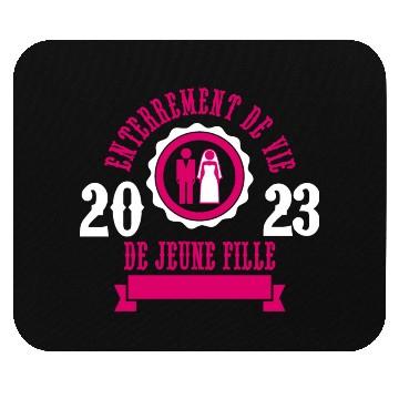 Discover Funny Wedding bride bachelorette party 2023 Mouse Pads