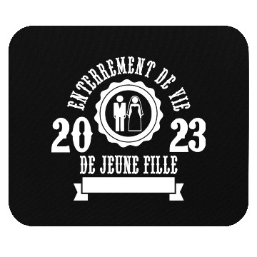 Discover Funny Wedding bride bachelorette party 2023 Mouse Pads