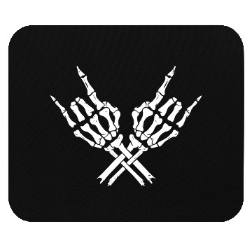 Discover Skeleton Rock Hands Mouse Pads