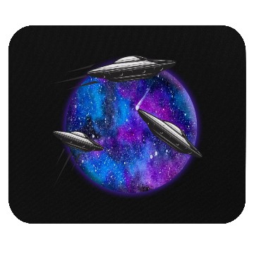 Discover UFO RACE Mouse Pads