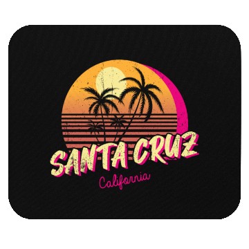 Discover Retro Santa Cruz California Mouse Pads