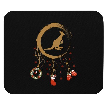 Discover Winter dreamcatcher Christmas Kangaroo Mouse Pads