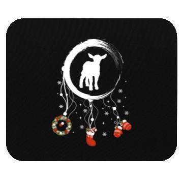 Discover Winter dreamcatcher Christmas Lamb Mouse Pads