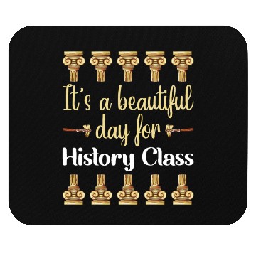 Discover I Teach History Teacher Mouse Pads