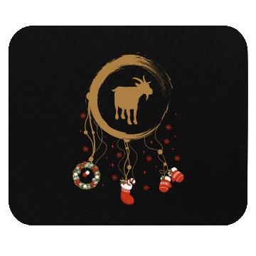 Discover Winter dreamcatcher Christmas goat Mouse Pads