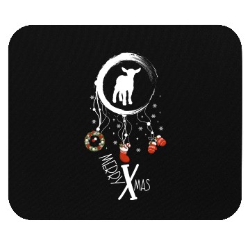 Discover Winter dreamcatcher Christmas Lamb Mouse Pads