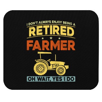 Discover Farming Farmer Retired Vintage Mouse Pads