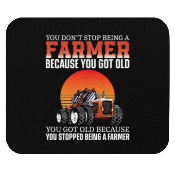 Discover Farming Farmer Retired Grandpa Mouse Pads