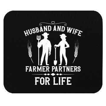 Discover Farming Farmer Husband Wife Mouse Pads