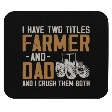 Discover Farming Farmer Dad Father Vintage Mouse Pads