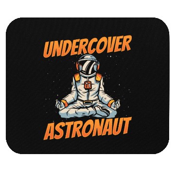Discover Undercover Astronaut Rocket Astronomy Space Mouse Pads