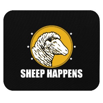 Discover Sheep Happen's Word Game Sheep Herd Farm Mouse Pads