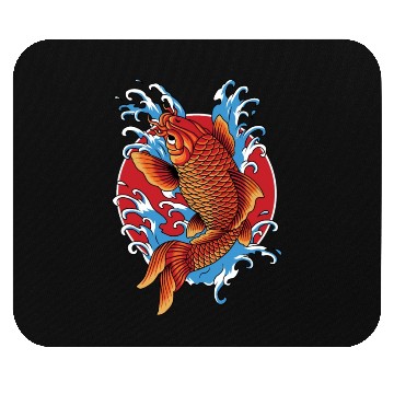 Discover Koi Fish Mouse Pads