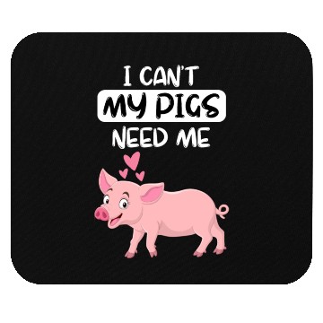 Discover Farm Animal Piglet Farmer Funny Gift Pig Mouse Pads
