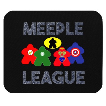 Discover Meeple League Mouse Pads