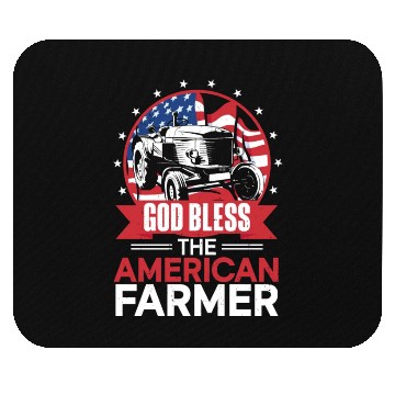 Discover Farming Farmer Us American Flag Mouse Pads