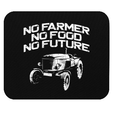 Discover Farming Farmer Vintage Tractor No Mouse Pads