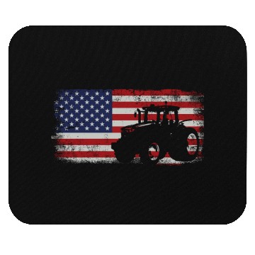 Discover Farming Farmer American Flag Us Mouse Pads