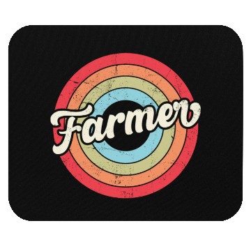Discover Farming Farmer Retro Vintage Mouse Pads