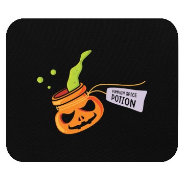 Discover Pumpkin Spice Potion Coffee Enthusiast Halloween Mouse Pads