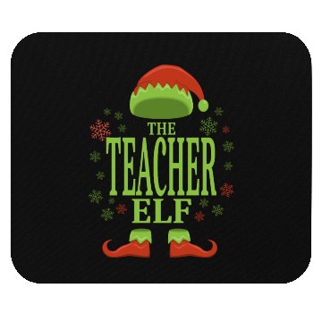 Discover Teacher Christmas Elf Mouse Pads