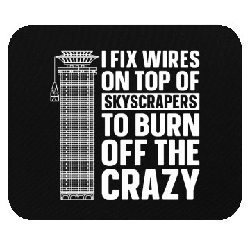 Discover Electrician Construction Electrician Mouse Pads