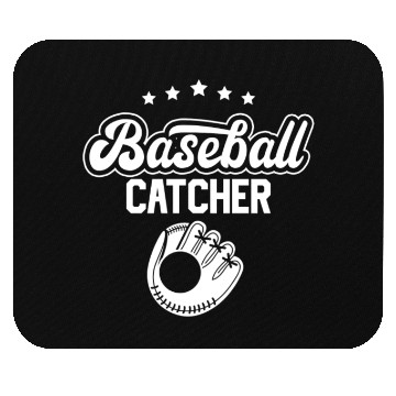 Discover Baseball Catcher Sayings Player Hobby Mouse Pads