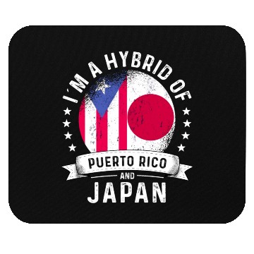 Discover Puerto Rico Flag Japan Grown Country Flags Mouse Pads
