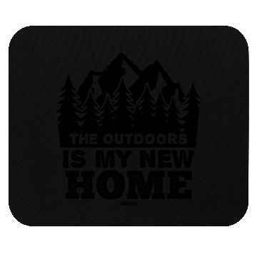 Discover Nature forest fir tree hiking Mouse Pads