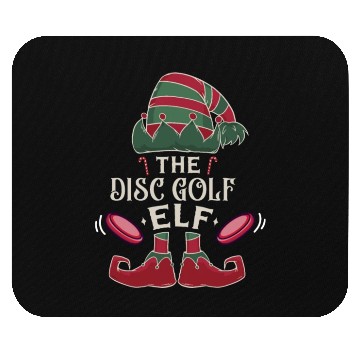 Discover Chistmas Season The Disc Golf Elf Mouse Pads