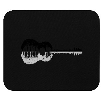 Discover Lake with guitar reflection - rockin Mouse Pads