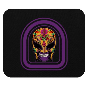 Discover Dia De Los Muertos Mouse Pads, Lucha Libre El Santo