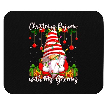 Discover Christmas Pajama with my Gnomes Mouse Pads