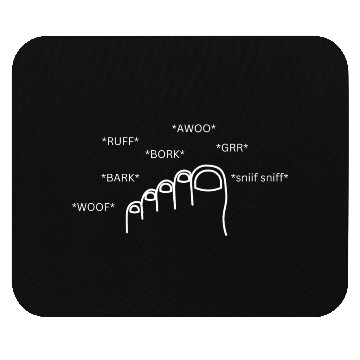 Discover THEM DAWGS ARE BARKIN Mouse Pads