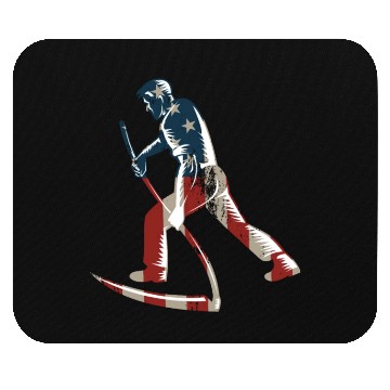 Discover Farming Farmer American Flag Us Mouse Pads