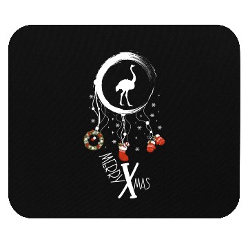 Discover Winter dreamcatcher Christmas Flamingo Mouse Pads