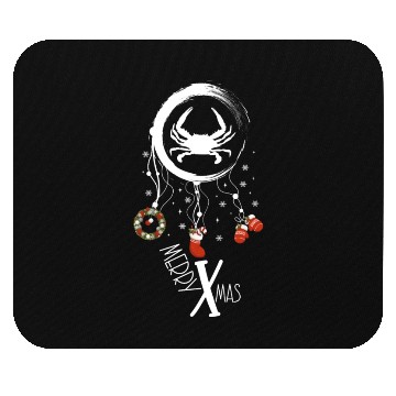 Discover Winter dreamcatcher Christmas Crab Mouse Pads
