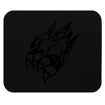 Discover LION BLACK Mouse Pads