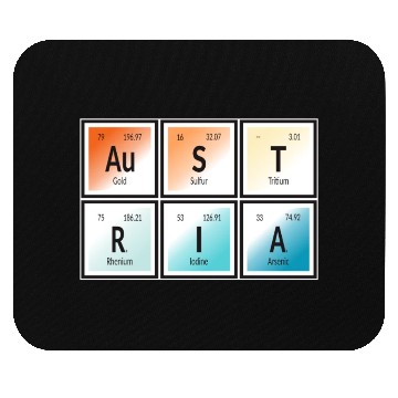 Discover Austria | Periodic Table of Elements Mouse Pads