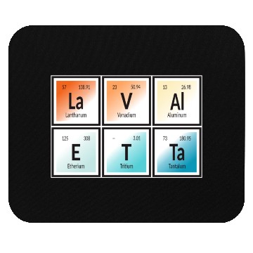 Discover La Valetta | Periodic Table of Elements Mouse Pads