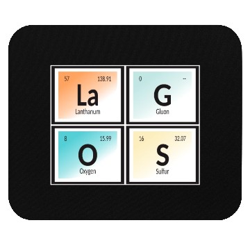 Discover Lagos | Periodic Table of Elements Mouse Pads