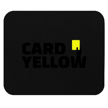 Discover Yellow card Mouse Pads
