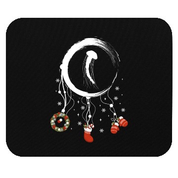 Discover Winter dreamcatcher Christmas Jellyfish Mouse Pads