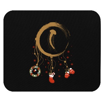 Discover Winter dreamcatcher Christmas Jellyfish Mouse Pads