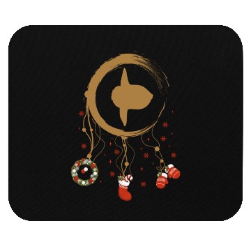 Discover Winter dreamcatcher Christmas Moonfish Mouse Pads