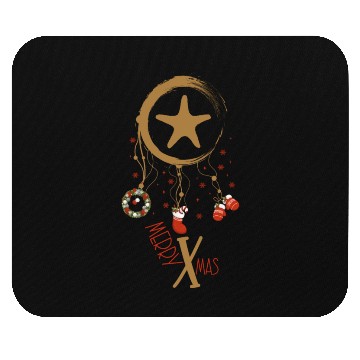 Discover Winter dreamcatcher Christmas Starfish Mouse Pads