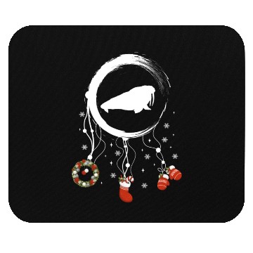 Discover Winter dreamcatcher Christmas Walrus Mouse Pads