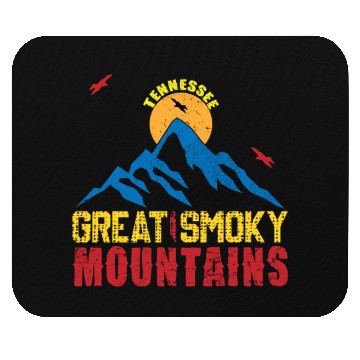 Discover Great Smoky Mountains Tennessee Mountain Hiking Mouse Pads