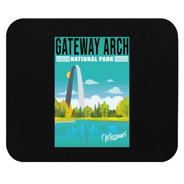 Discover Gateway Arch National Park Missouri, St Louis Mouse Pads