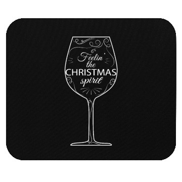 Discover Christmas Drinking Wine, Beer, and Liquor Feelin' Mouse Pads